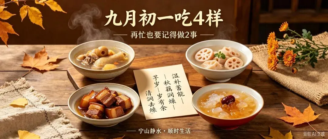 农历九月初一牢记吃4样、做2事,循着老规矩,安稳入深秋-第1张图片-四季读书网