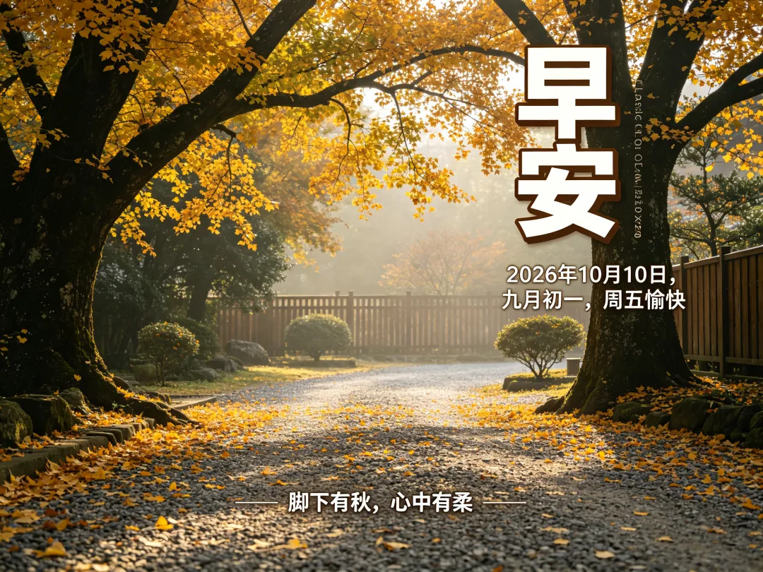 九月初一,正式迎来深秋.愿秋日暖暖,遇事不急躁-第2张图片-四季读书网