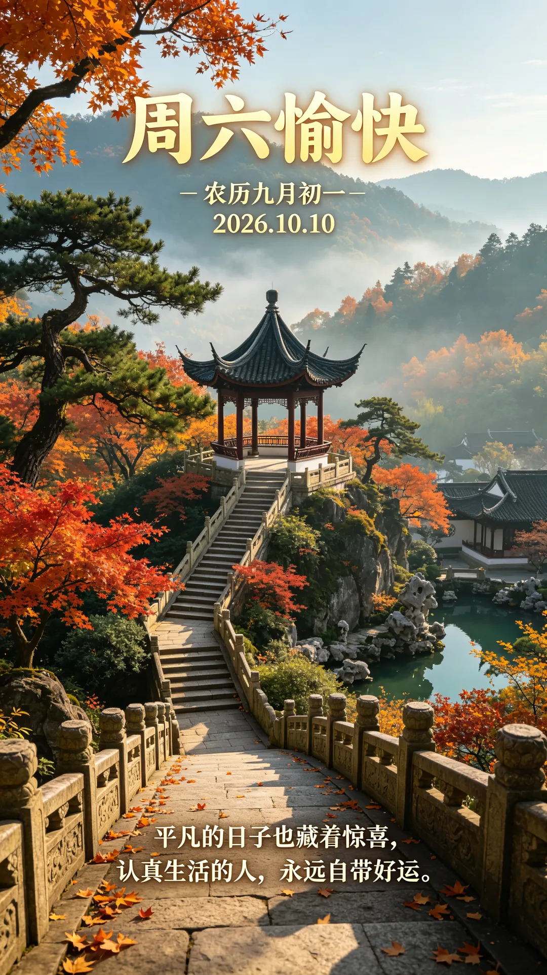 诗词丨九月初一,愿你开门迎福,一切顺遂,金秋丰收,喜乐吉祥-第4张图片-四季读书网 诗词丨九月初一,愿你开门迎福,一切顺遂,金秋丰收,喜乐吉祥-第4张图片-四季读书网