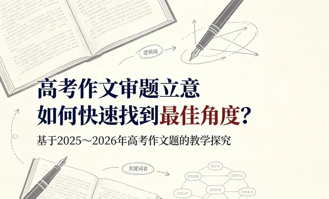 高考作文审题立意如何快速找到最佳角度?-第1张图片-四季读书网