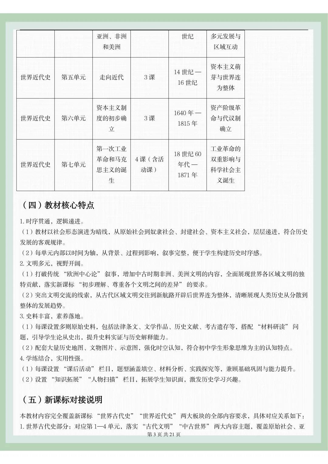 【初三】2026新教材九年级上册历史全册考点复习知识点总结(高清版可打印)-第7张图片-四季读书网 【初三】2026新教材九年级上册历史全册考点复习知识点总结(高清版可打印)-第7张图片-四季读书网
