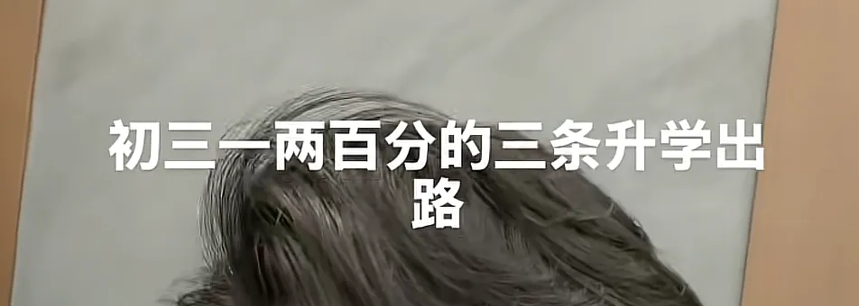 初三孩子一两百分的三条升学出路-第1张图片-四季读书网 初三孩子一两百分的三条升学出路-第1张图片-四季读书网