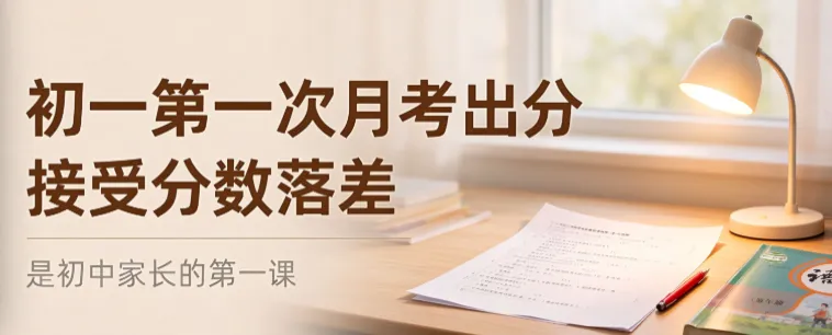 初一第一次月考出分:接受孩子分数的落差,是初中家长的第一课-第2张图片-四季读书网