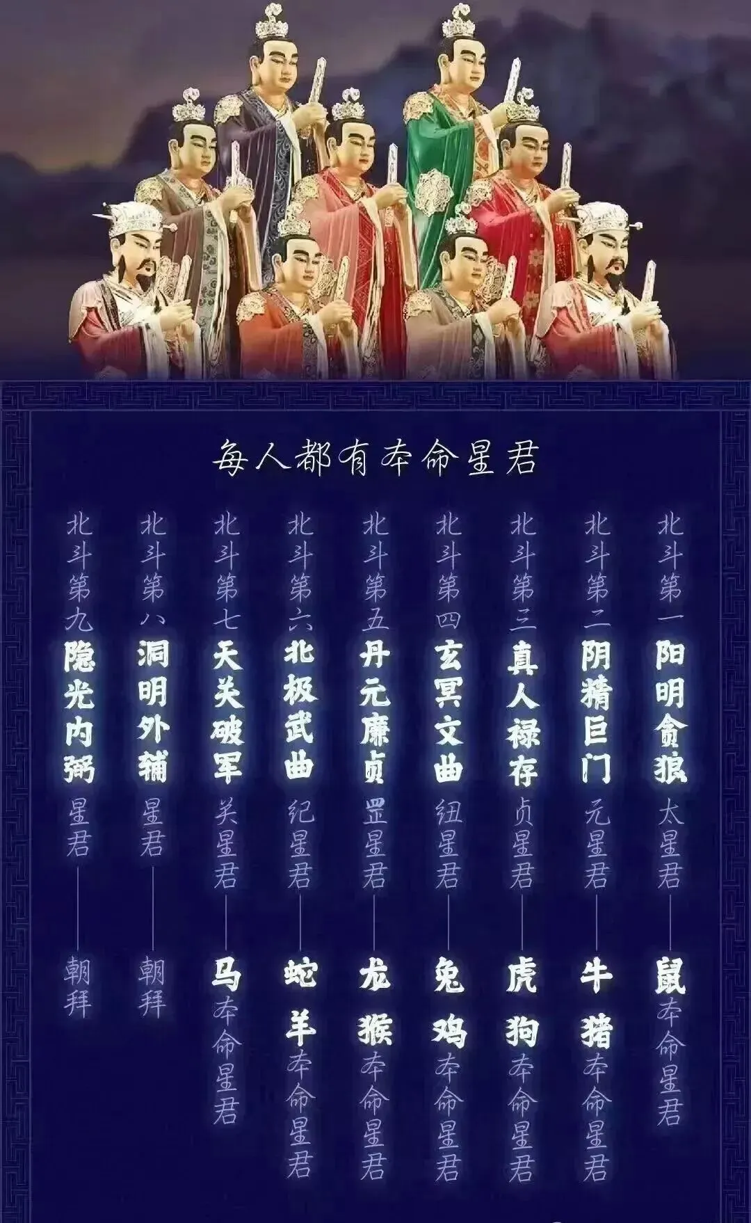 九月初一至初九,庆贺北斗九皇星君圣诞!-第11张图片-四季读书网