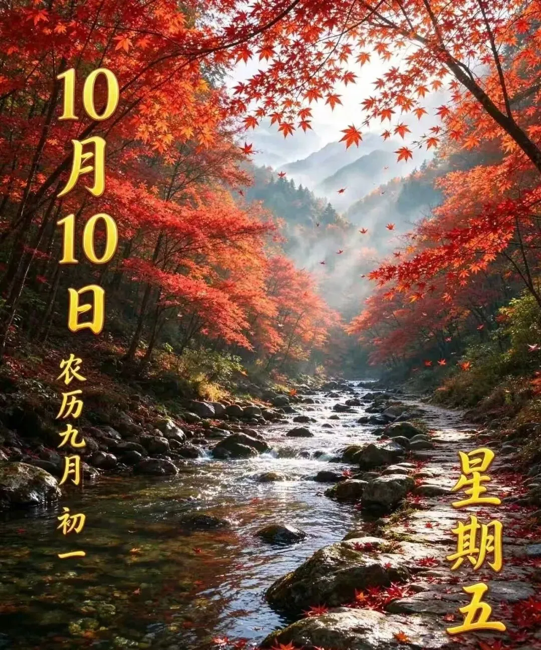 九月初一逢 10 月 10 日,秋意渐深,收下这份秋日暖心祝福-第1张图片-四季读书网 九月初一逢 10 月 10 日,秋意渐深,收下这份秋日暖心祝福-第1张图片-四季读书网