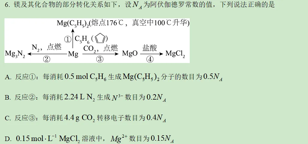 2026年辽宁省化学高考真题及答案详解-第5张图片-四季读书网