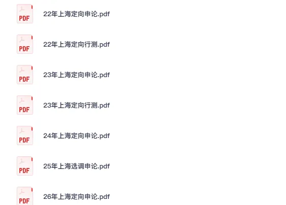 2021-2026年上海定向选调真题试卷及答案《申论》《行测》历年-第2张图片-四季读书网