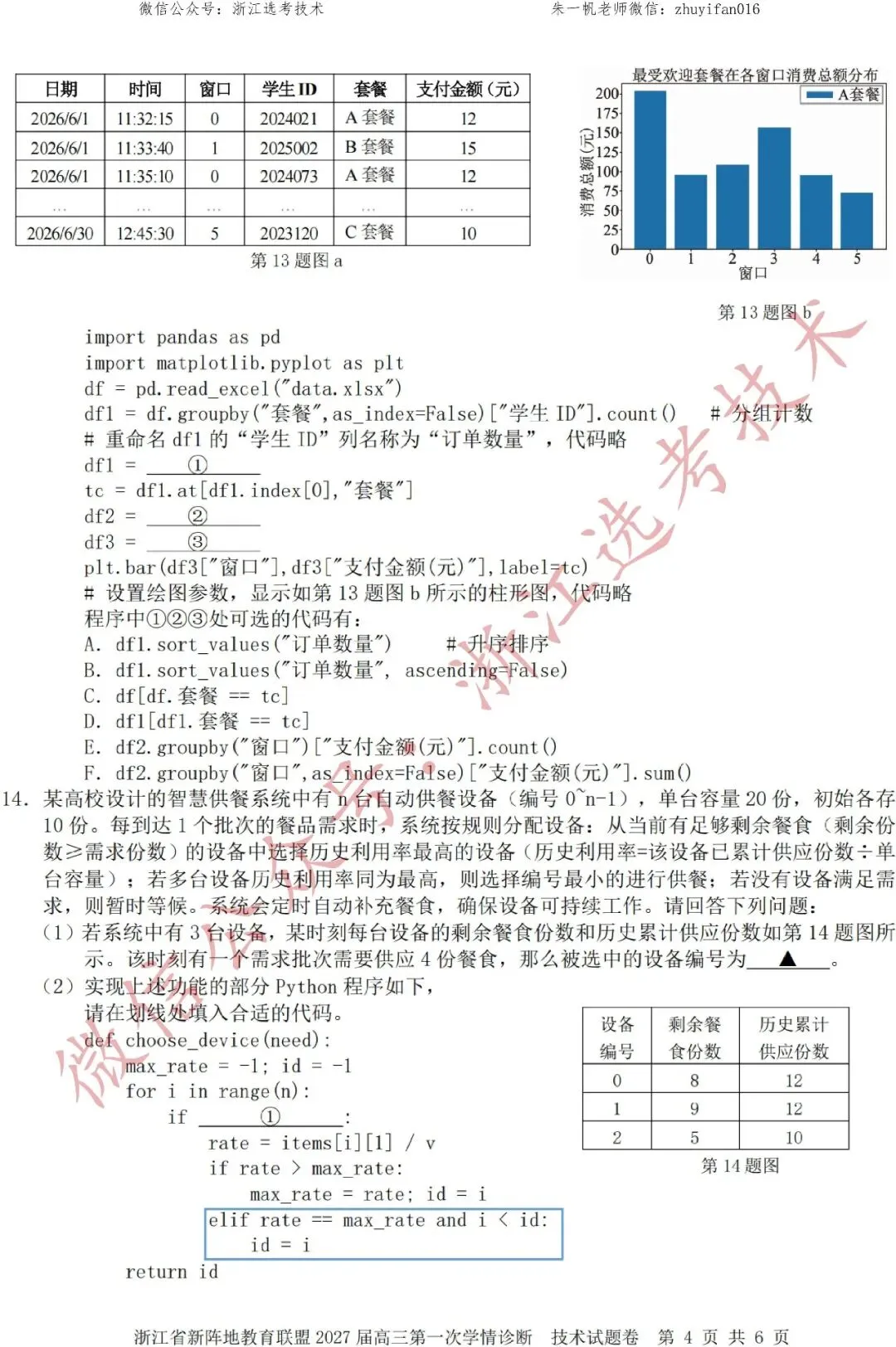 【高三试卷】26年10月新阵地教育技术试题+答案,先收藏一波~-第6张图片-四季读书网
