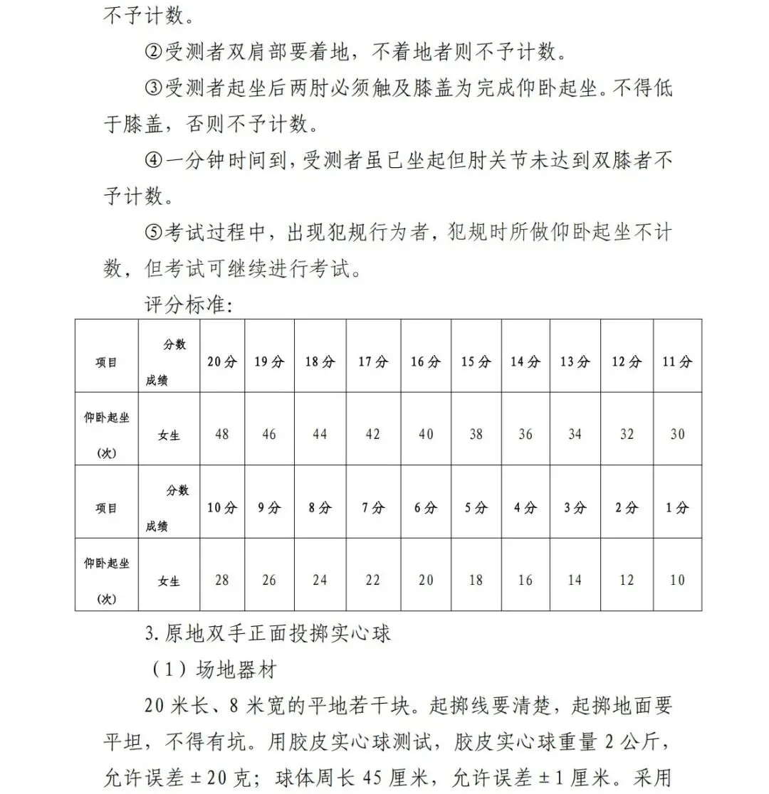 中考体育改革:实施方案 | 钦州中考-第15张图片-四季读书网