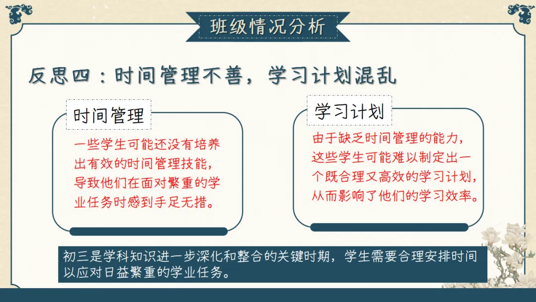 【初三】【秋季上】期中家长会:初三已至,同心共赴,厉害的班主任这样开(附69页ppt课件)-第13张图片-四季读书网 【初三】【秋季上】期中家长会:初三已至,同心共赴,厉害的班主任这样开(附69页ppt课件)-第13张图片-四季读书网