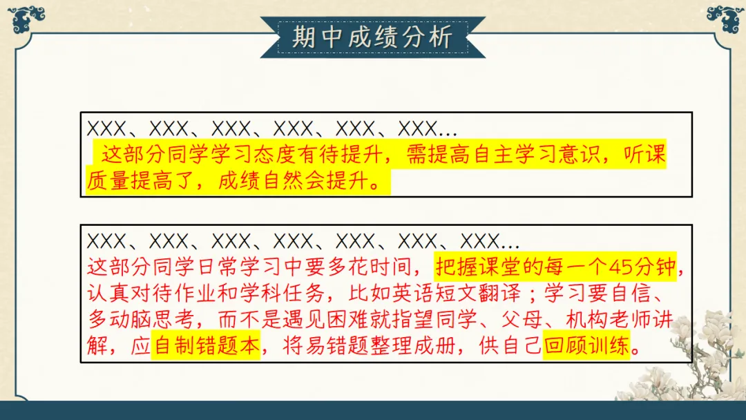 【初三】【秋季上】期中家长会:初三已至,同心共赴,厉害的班主任这样开(附69页ppt课件)-第23张图片-四季读书网 【初三】【秋季上】期中家长会:初三已至,同心共赴,厉害的班主任这样开(附69页ppt课件)-第23张图片-四季读书网