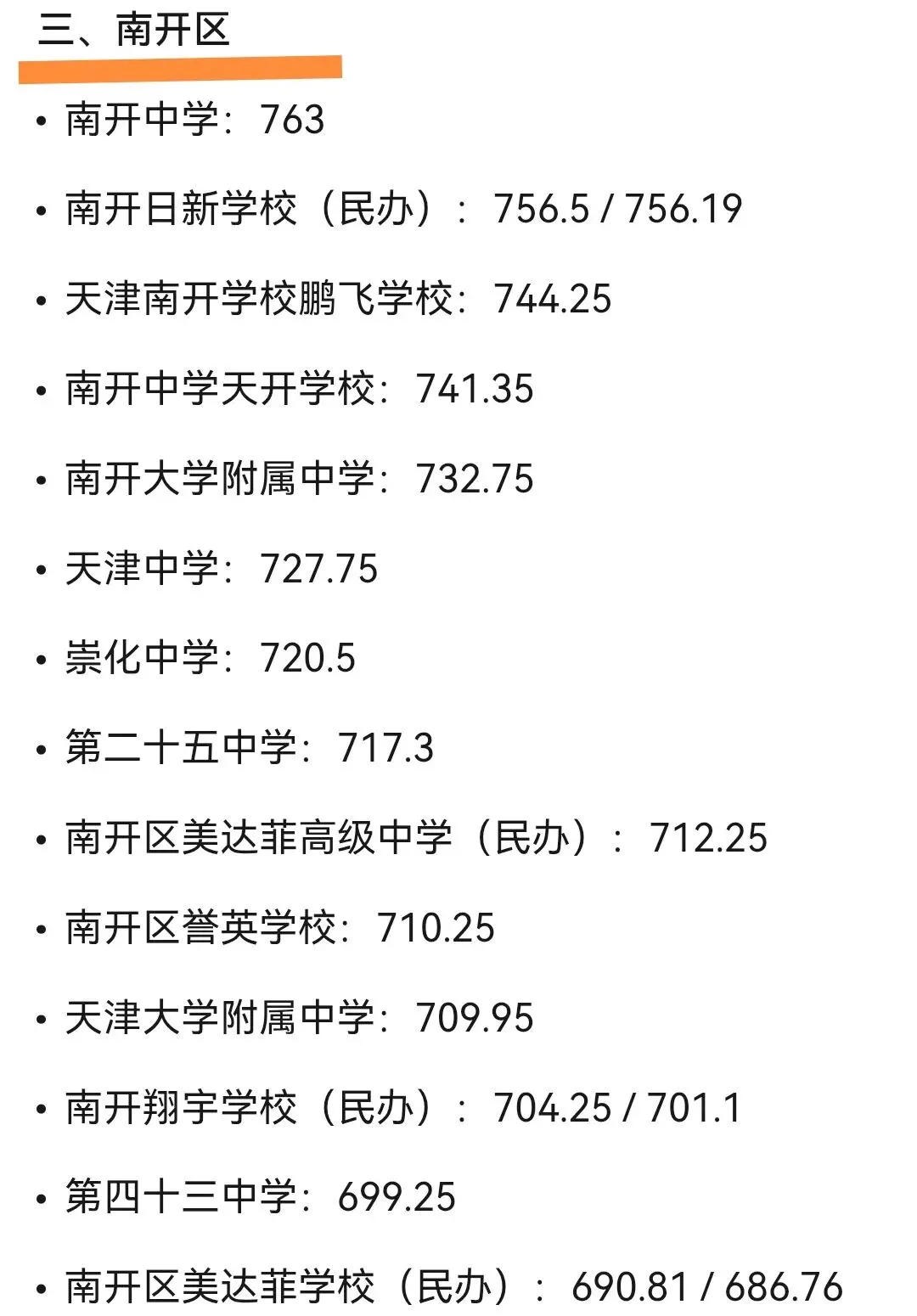 天津市六区+海教园入学转学政策以及中考人数和升学率情况!附优质二手房源分享!新房上车价楼盘分享!-第7张图片-四季读书网