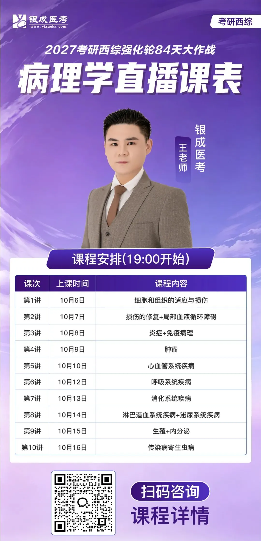 【直播通知】真题精讲① | 病理强化轮⑤ | 生理带读轮⑤-第4张图片-四季读书网