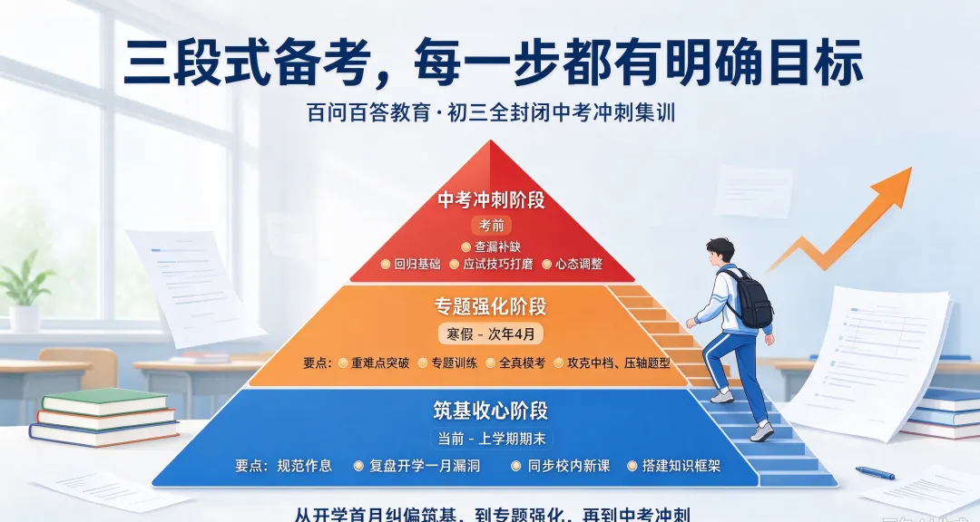 初三开学即分水岭!告别低效摆烂|封闭冲刺集训百问百答,专治开学不适应-第8张图片-四季读书网
