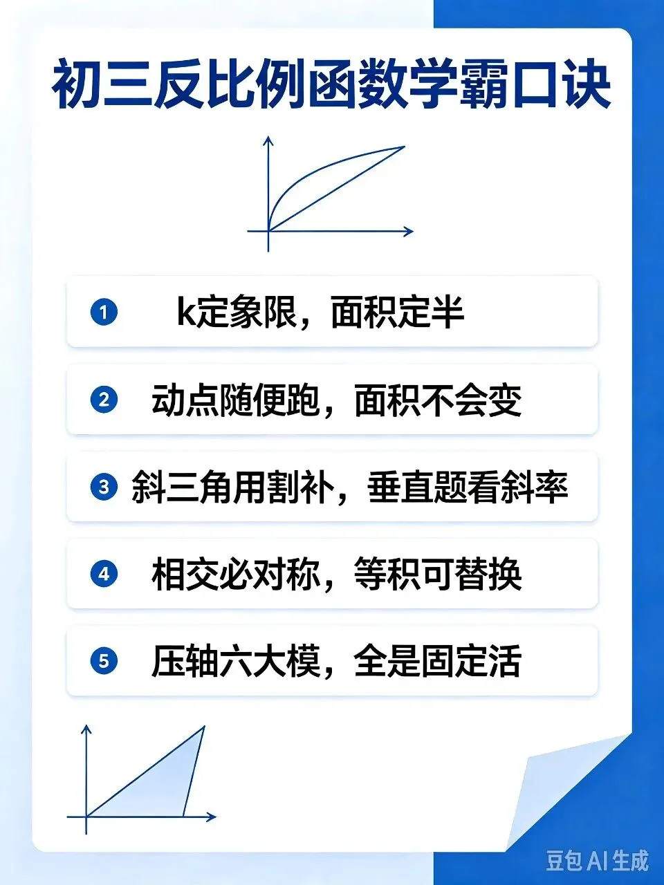 初三数学重难点|反比例函数6大必考模型!吃透中考填空压轴!-第9张图片-四季读书网
