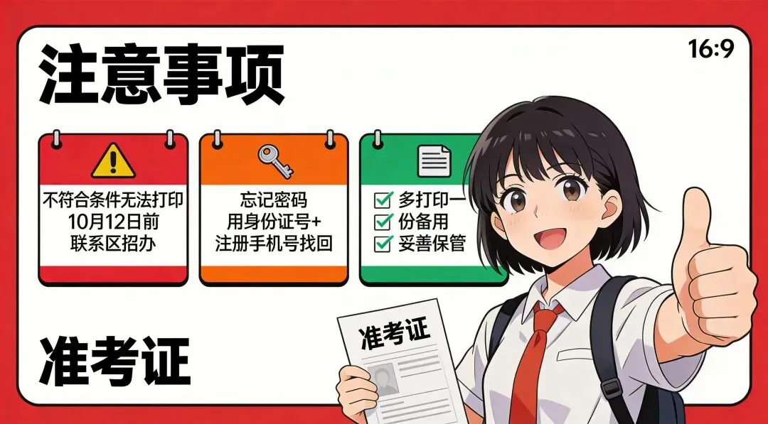 【成人高考】今日10时开始!2026年天津成人高考准考证可以打印了!-第4张图片-四季读书网 【成人高考】今日10时开始!2026年天津成人高考准考证可以打印了!-第4张图片-四季读书网