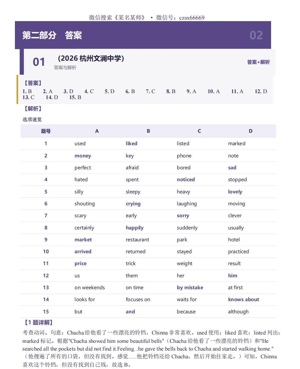 初二上英语专题1:【作文|语法填空|完形填空|词汇运用|】四大题型期中卷合集-第31张图片-四季读书网 初二上英语专题1:【作文|语法填空|完形填空|词汇运用|】四大题型期中卷合集-第31张图片-四季读书网