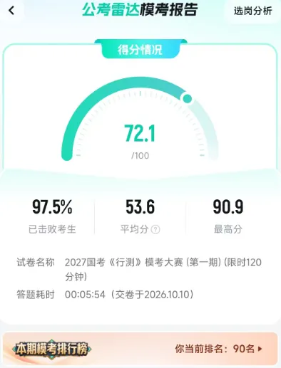 公考日记67丨去参加线下模考啦! 开了《图推700题》了-第4张图片-四季读书网