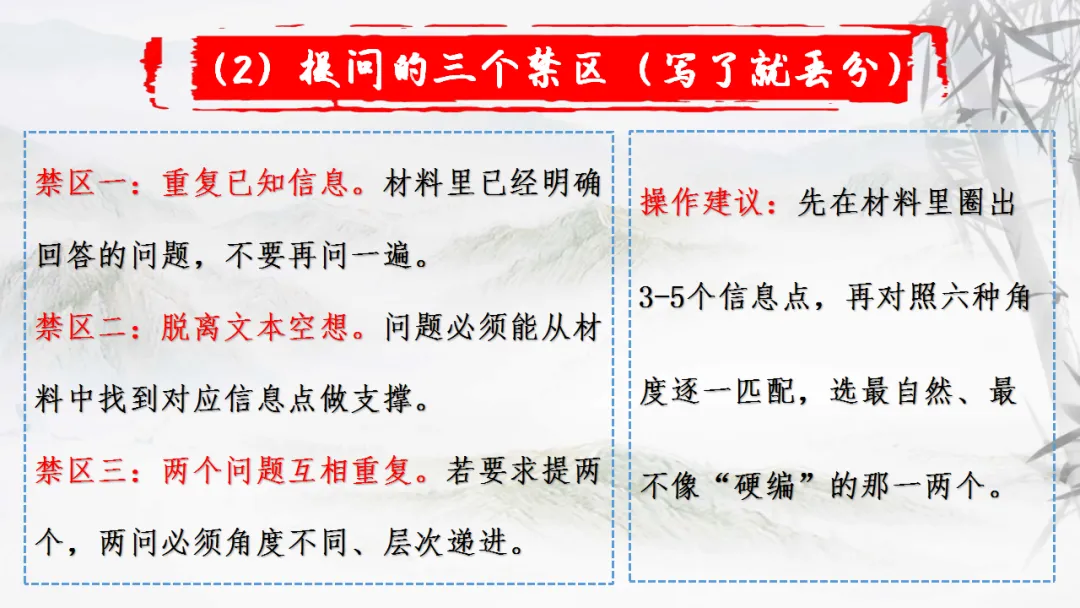 【一轮复习】高考新题型之——提出问题-第11张图片-四季读书网