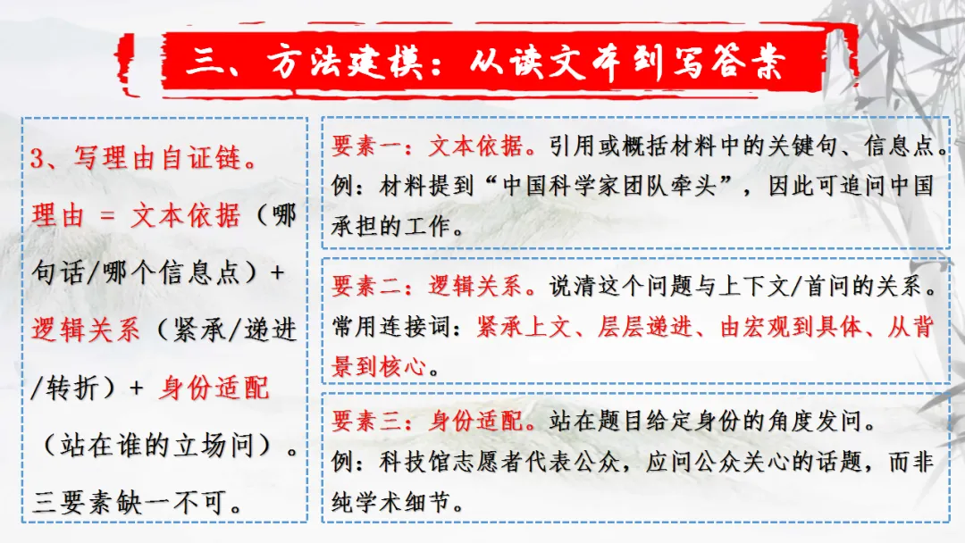 【一轮复习】高考新题型之——提出问题-第12张图片-四季读书网