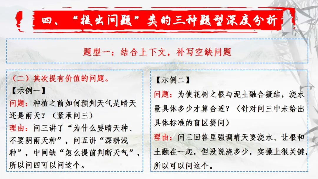 【一轮复习】高考新题型之——提出问题-第16张图片-四季读书网
