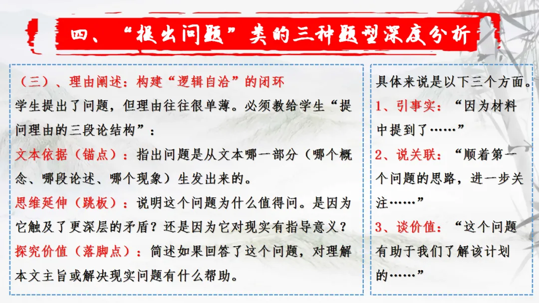 【一轮复习】高考新题型之——提出问题-第25张图片-四季读书网