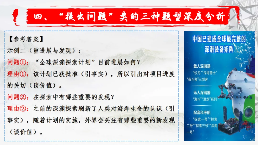 【一轮复习】高考新题型之——提出问题-第27张图片-四季读书网