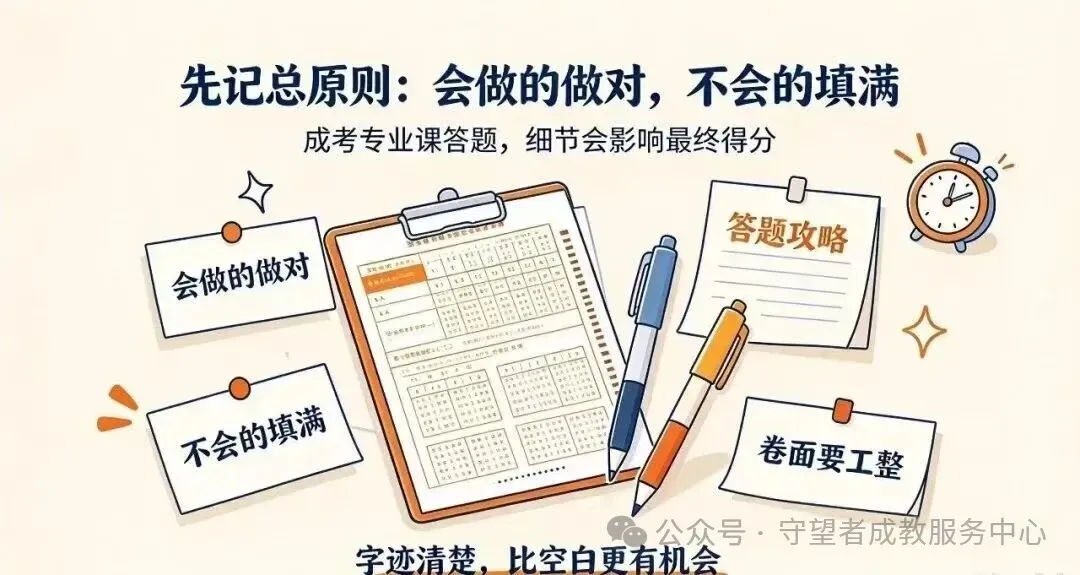 2026成人高考专升本答题技巧,附:政治理论“裸考”指南-第1张图片-四季读书网