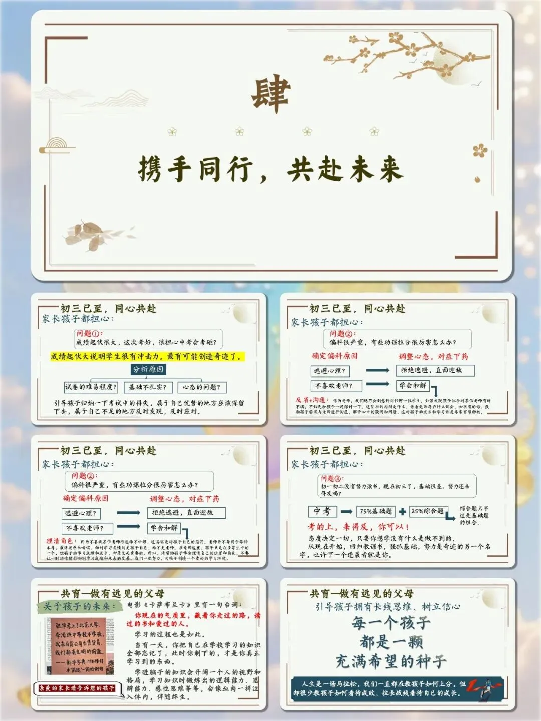初三九年级期中家长会,厉害的班主任全程拿捏——先让家长做减法-第8张图片-四季读书网 初三九年级期中家长会,厉害的班主任全程拿捏——先让家长做减法-第8张图片-四季读书网