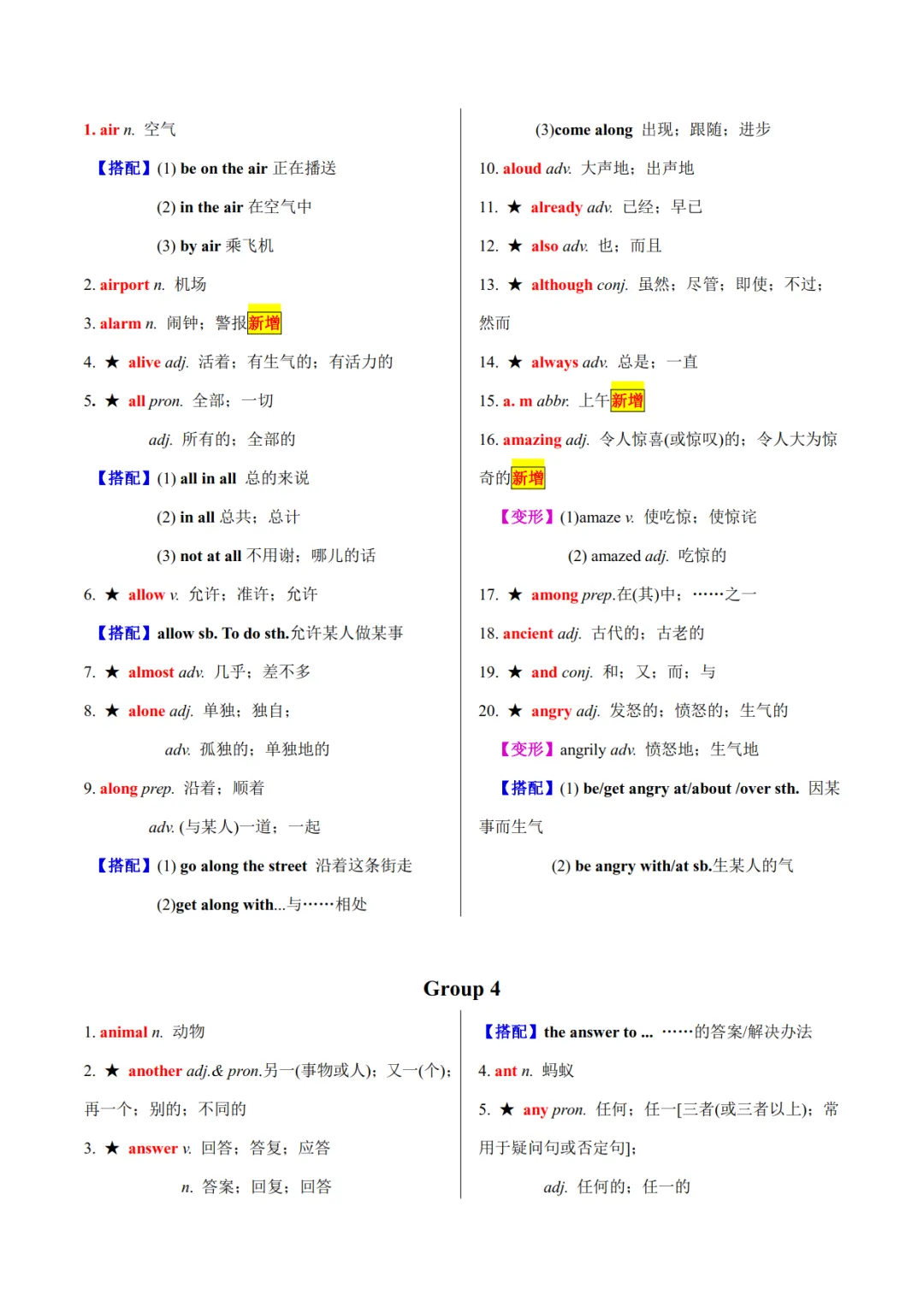 2027年《中考英语•20天搞定中考必背1600词》(搭配+变形),PDF电子版可打印!-第6张图片-四季读书网 2027年《中考英语•20天搞定中考必背1600词》(搭配+变形),PDF电子版可打印!-第6张图片-四季读书网