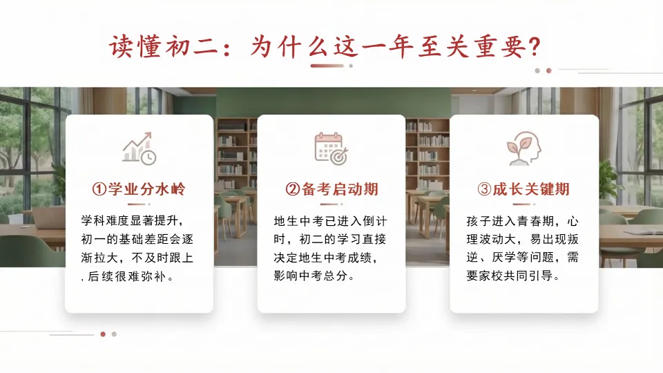 初二期中家长会PPT——复盘成长,共话备考,衔接未来-第6张图片-四季读书网