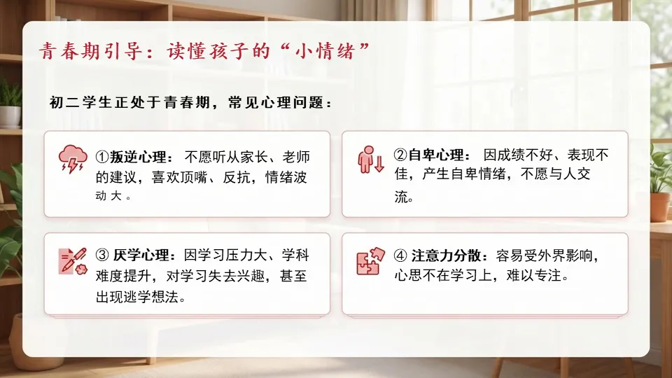 初二期中家长会PPT——复盘成长,共话备考,衔接未来-第17张图片-四季读书网