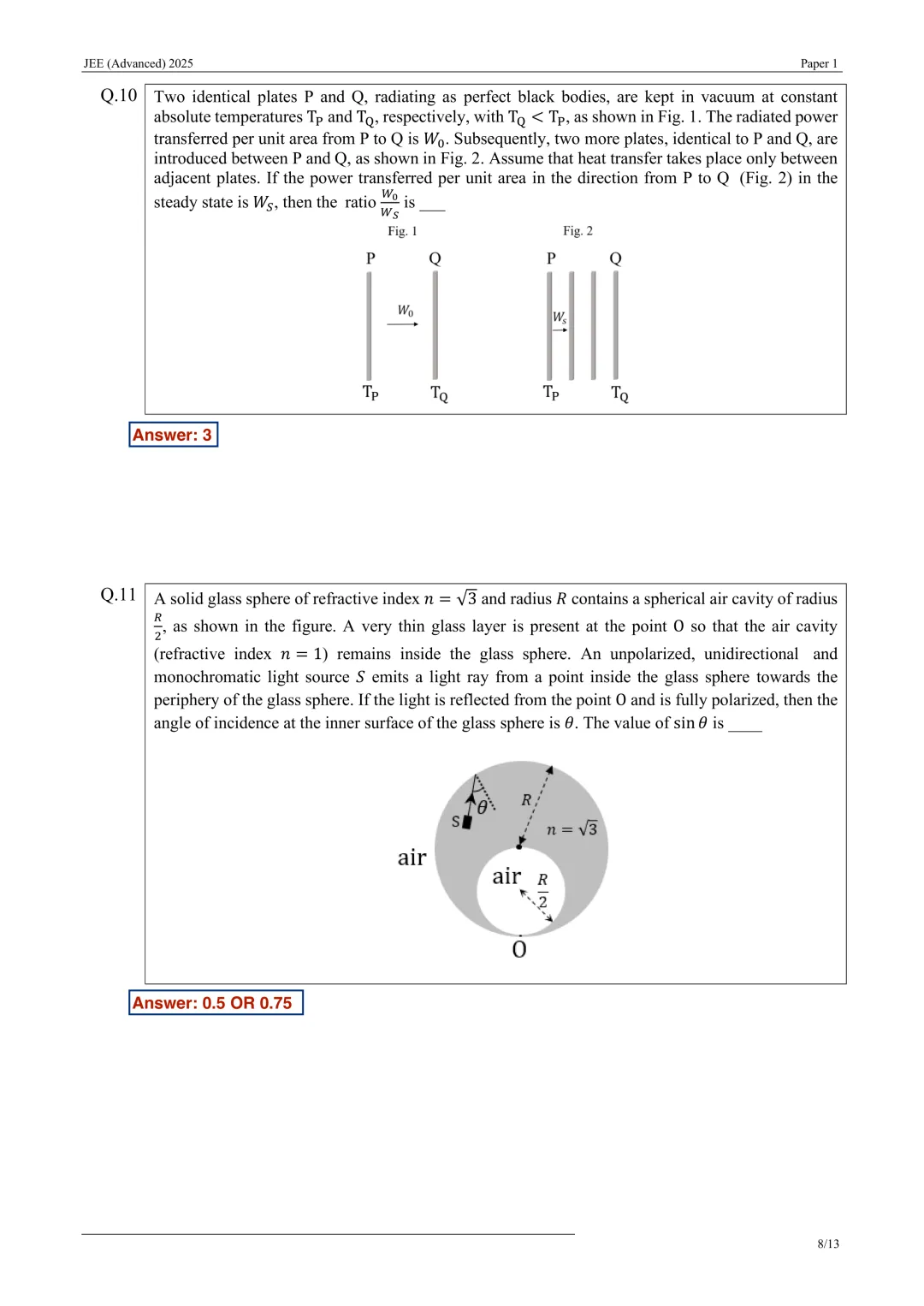 真题 I 《2025印度高考(卷一)》(印度理工学院联合入学考试)-第17张图片-四季读书网 真题 I 《2025印度高考(卷一)》(印度理工学院联合入学考试)-第17张图片-四季读书网