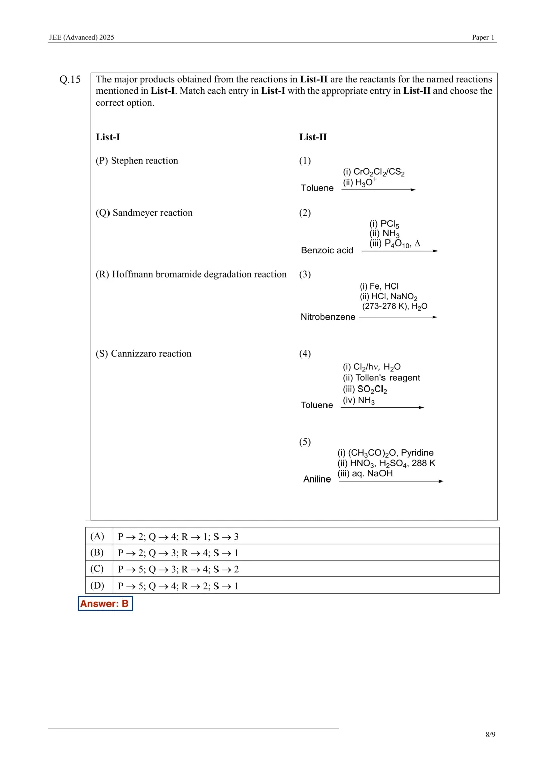 真题 I 《2025印度高考(卷一)》(印度理工学院联合入学考试)-第30张图片-四季读书网 真题 I 《2025印度高考(卷一)》(印度理工学院联合入学考试)-第30张图片-四季读书网