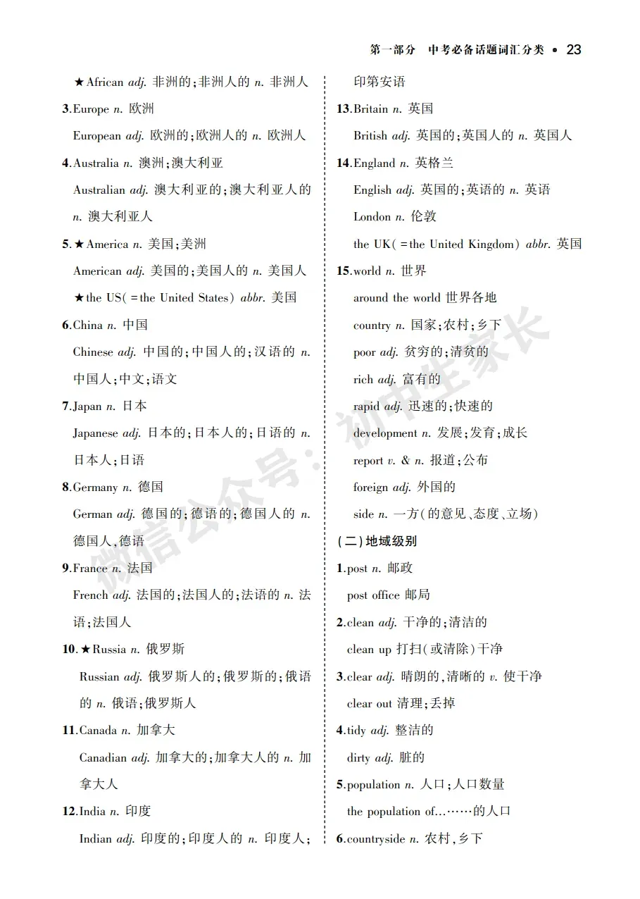 中考英语背诵手册:话题词汇+必背短语+构词法,告别零散记忆!-第25张图片-四季读书网