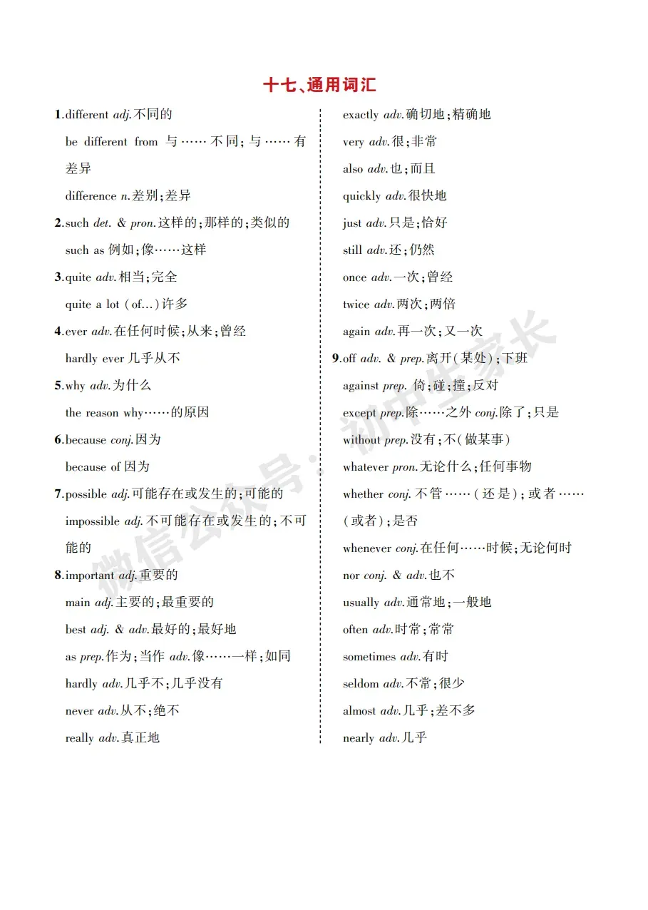 中考英语背诵手册:话题词汇+必背短语+构词法,告别零散记忆!-第30张图片-四季读书网