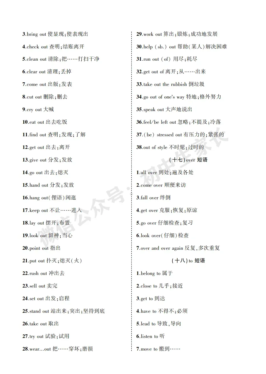 中考英语背诵手册:话题词汇+必背短语+构词法,告别零散记忆!-第40张图片-四季读书网