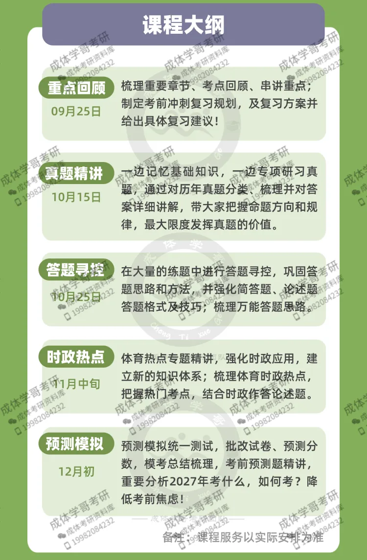 明日统一模考,预计500余人参加,快......不容错过,2027成体考研信息!-第3张图片-四季读书网 明日统一模考,预计500余人参加,快......不容错过,2027成体考研信息!-第3张图片-四季读书网