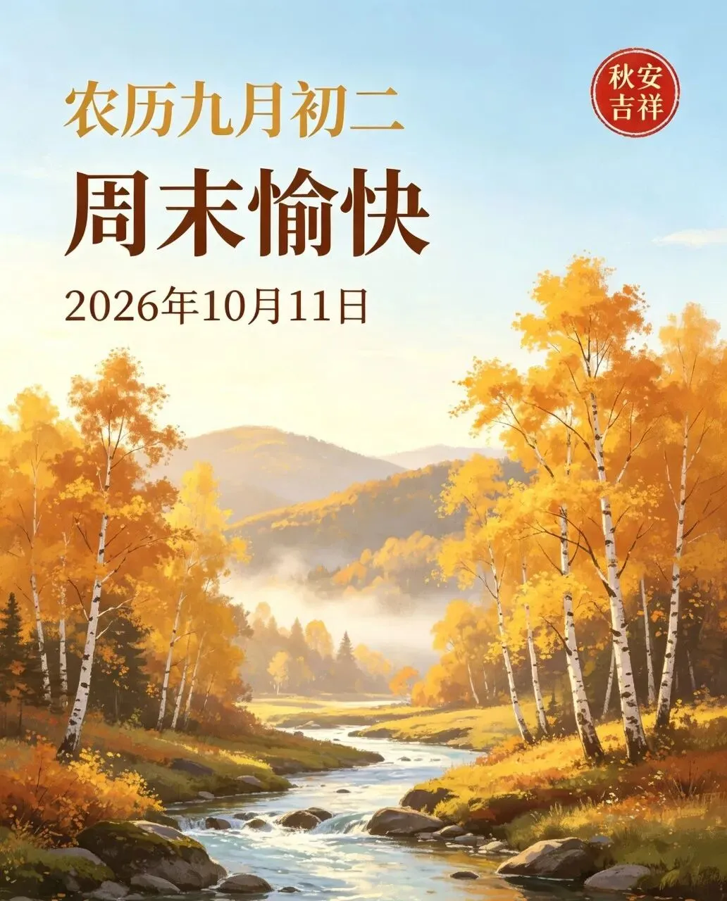 农历九月初二,愿您霜至纳祥添暖,桂香伴岁安然,年年身康健,事事皆圆满.-第1张图片-四季读书网