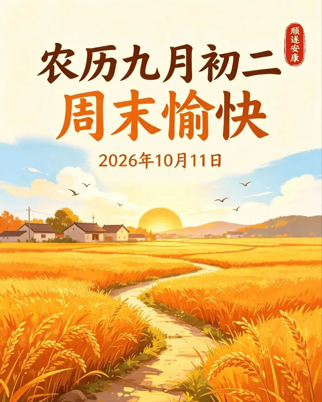农历九月初二,愿您霜至纳祥添暖,桂香伴岁安然,年年身康健,事事皆圆满.-第2张图片-四季读书网