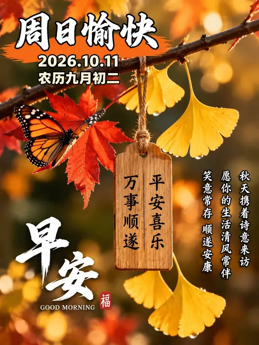 诗词丨九月初二,层林尽染,愿你所念皆安,所行皆暖,收获满满一程欢喜-第1张图片-四季读书网
