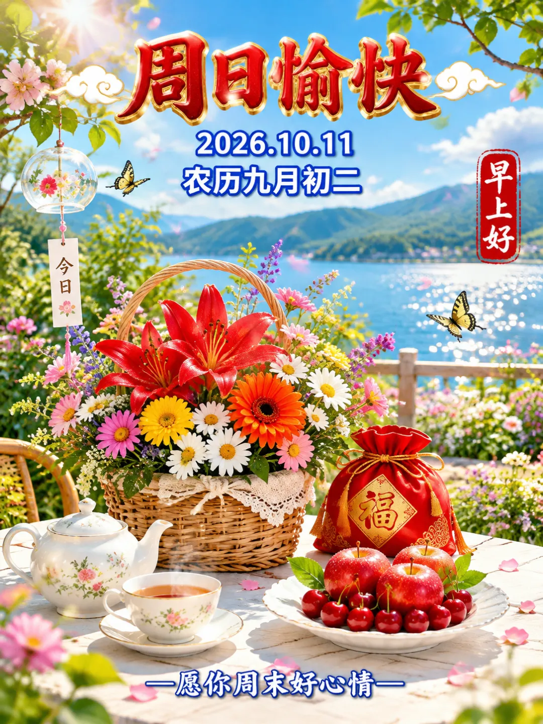 诗词丨九月初二,层林尽染,愿你所念皆安,所行皆暖,收获满满一程欢喜-第2张图片-四季读书网
