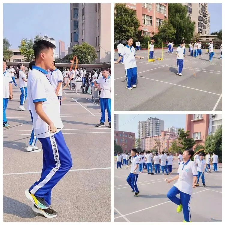 以测促练明方向,厉兵秣马战中考——淮北市龙兴中学九年级第一次体育测试顺利完成-第9张图片-四季读书网