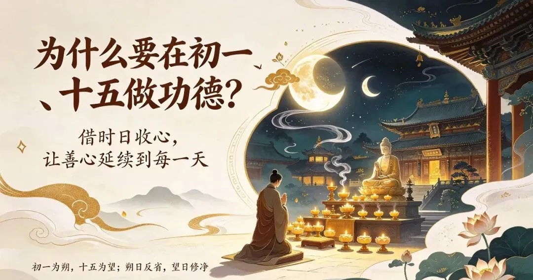 为什么要在初一、十五做功德?-第1张图片-四季读书网 为什么要在初一、十五做功德?-第1张图片-四季读书网