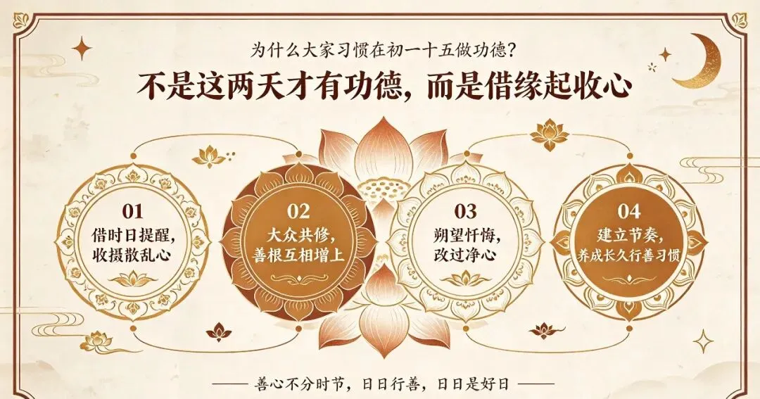 为什么要在初一、十五做功德?-第3张图片-四季读书网 为什么要在初一、十五做功德?-第3张图片-四季读书网