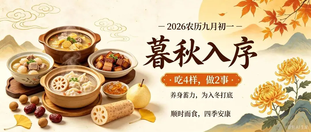 农历九月初二!牢记吃3样、忌2事,顺时度暮秋,四季人安康-第1张图片-四季读书网