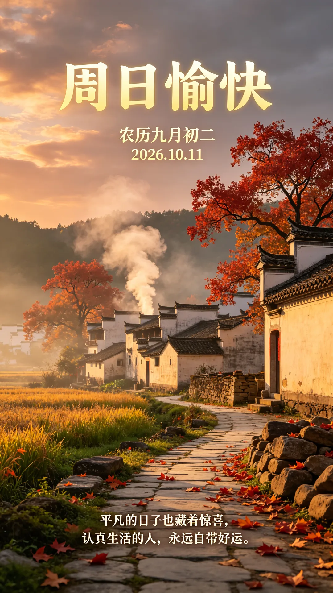 诗词丨九月初二,愿你好事成双,秋色满怀,福气加倍,喜乐安然-第3张图片-四季读书网
