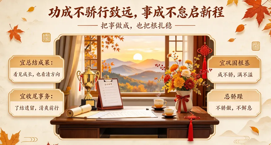 10 月 11 日|九月初二:功成不骄行致远,事成不怠启新程-第3张图片-四季读书网