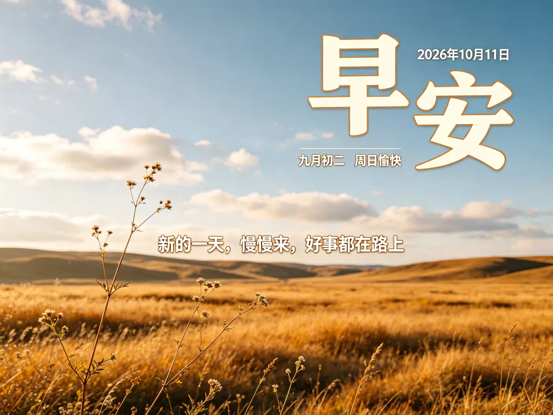 秋临九月初二,愿烟火常伴,家人安康万事宁-第1张图片-四季读书网