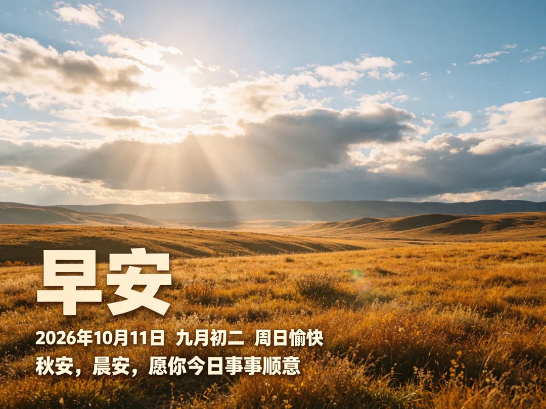 秋临九月初二,愿烟火常伴,家人安康万事宁-第3张图片-四季读书网